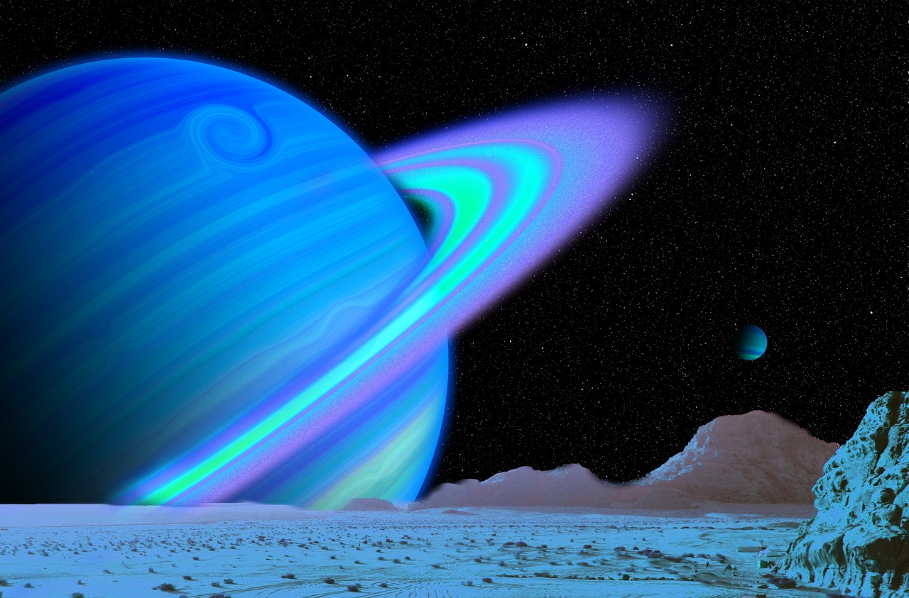 ¿Cómo se formó el color verde en Urano?