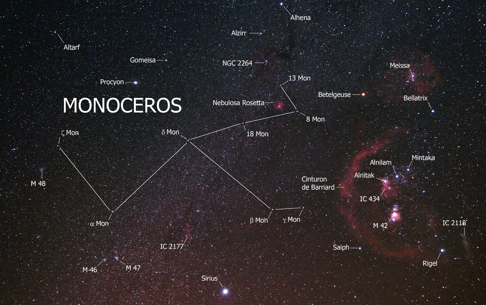 monoceros constelacion